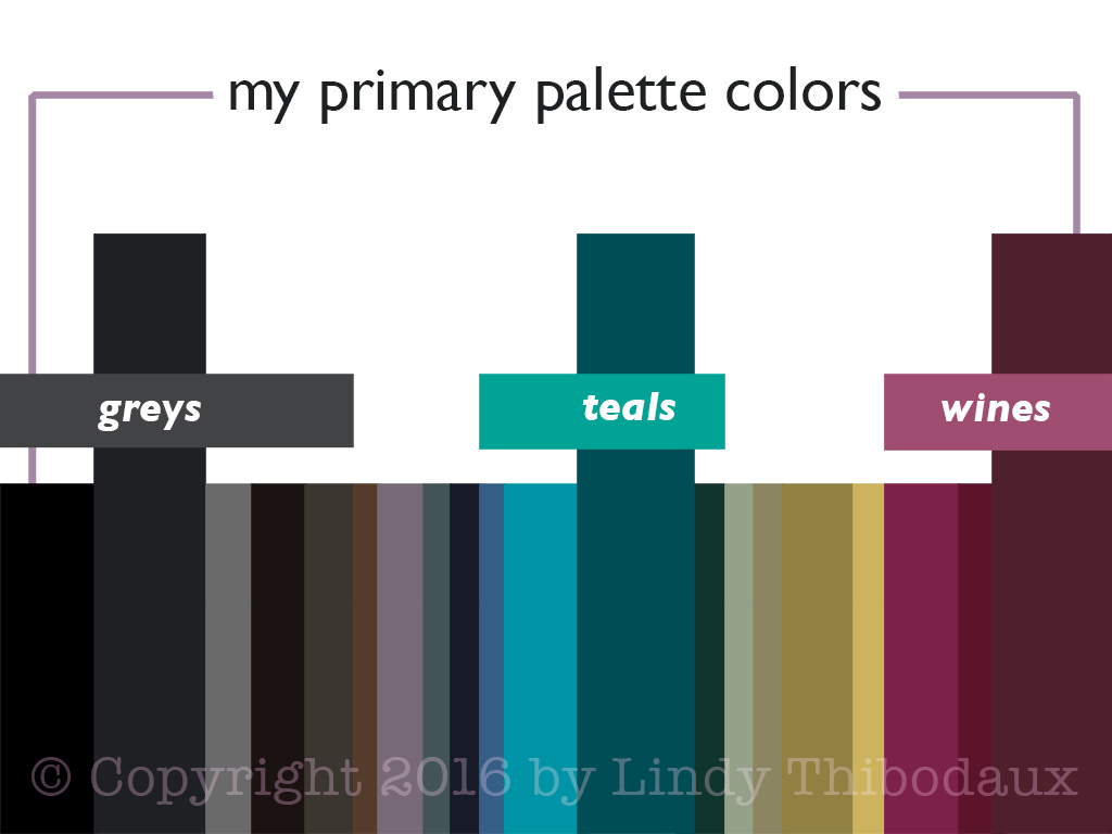 Primary wardrobe palette colors